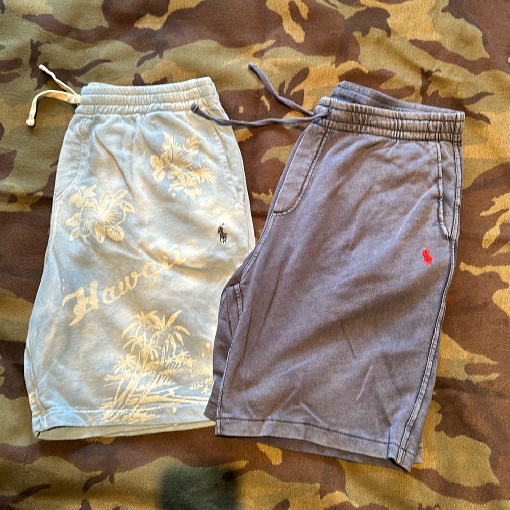 Polo Ralph Lauren fleece shorts, size L